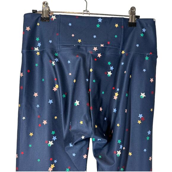 Summersalt Do It All High Rise 7/8 Leggings Deep Sea Blue Scatter Star Print 10 - Picture 8 of 11